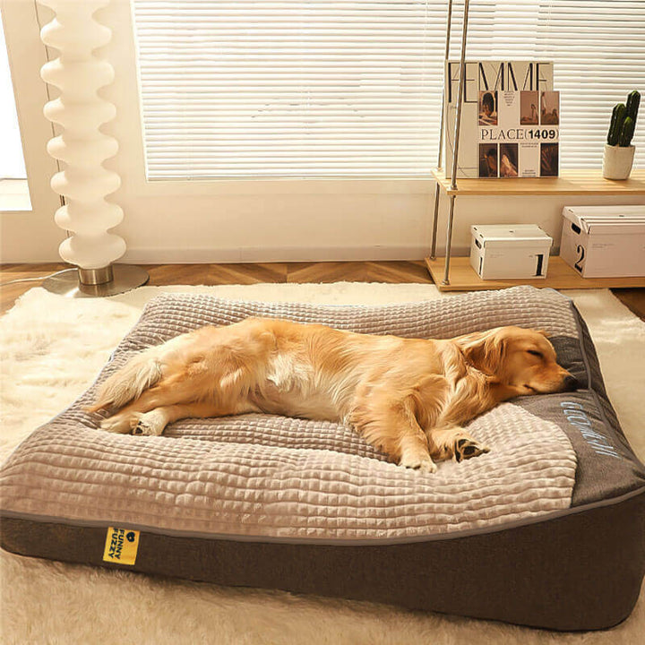 Soft crystal velvet dog bed cover, large size, designed for easy replacement and washing