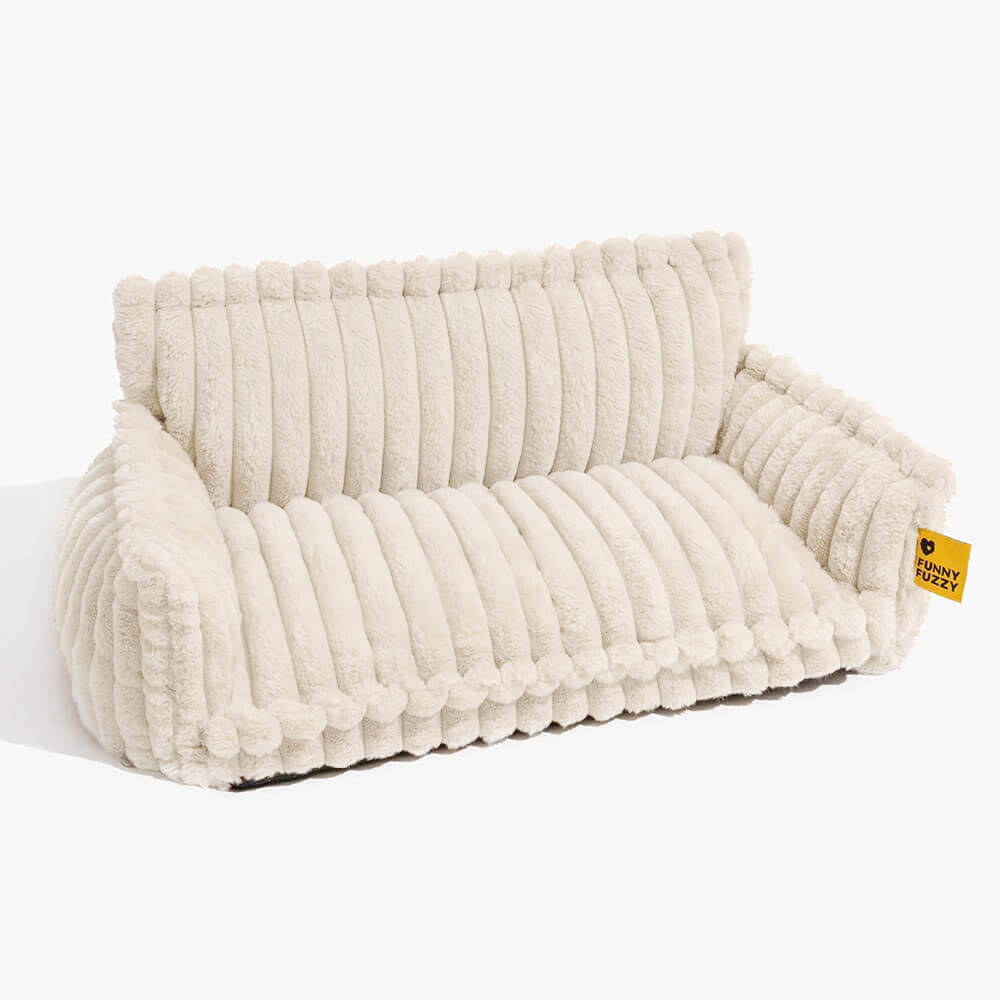 Large pet sofa bed with headrest, orthopedic, washable, for giant breeds