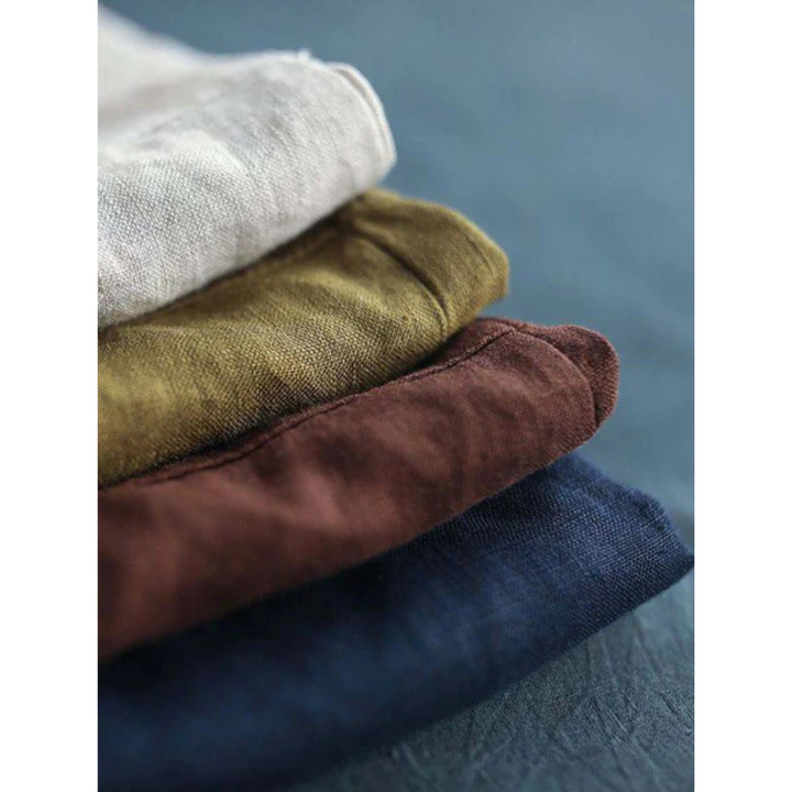 "Lässige Damen Langarmbluse mit Knöpfen, weicher Stoff, entspannte Silhouette, perfekter Übergang von Tag zu Nacht."