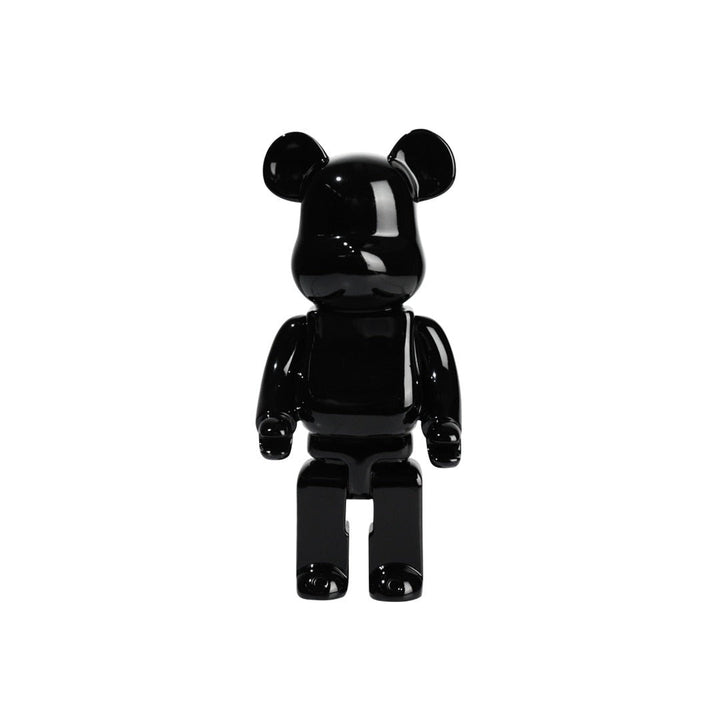 "Lebendige Bearbricks Skulptur mit buntem Design, ideal als stylische Tischdekoration und Sammlerfigur, aus Harz gefertigt."
