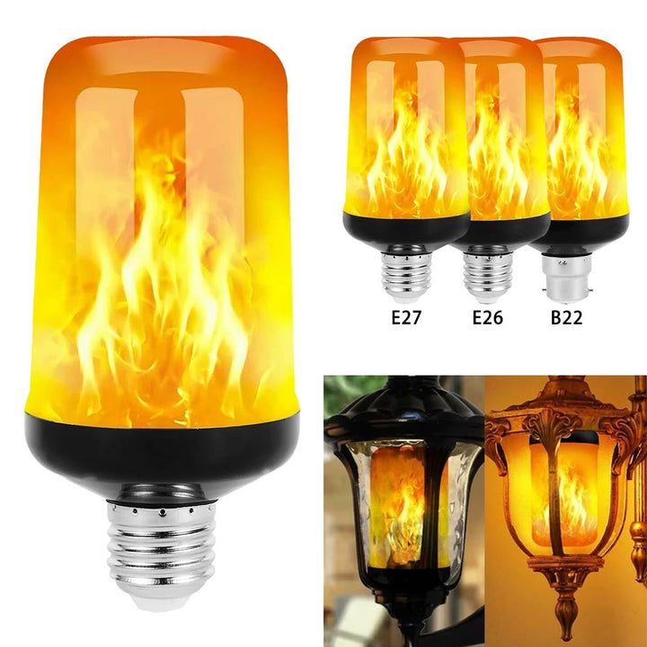 Decorative indoor LED flame light, perfect for creating a relaxing atmosphere.