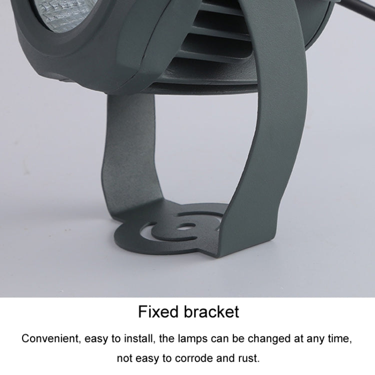 "LED Flutlicht COB Lampe, wetterfest, 20W, 7 Farben, aus Druckguss-Aluminium, IP65, für Außenbeleuchtung, 360° drehbar"