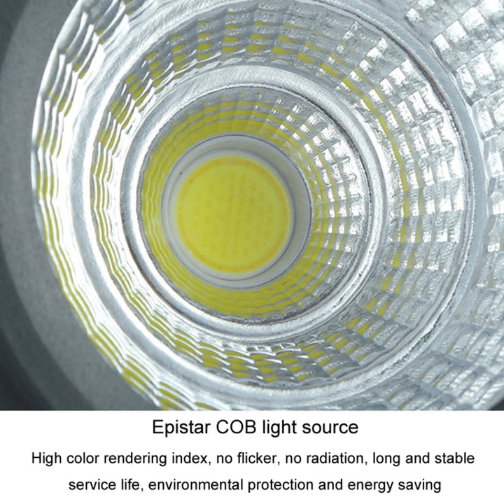 "LED Flutlicht COB Lampe, wetterfest, 20W, 7 Farben, aus Druckguss-Aluminium, IP65, für Außenbeleuchtung, 360° drehbar"