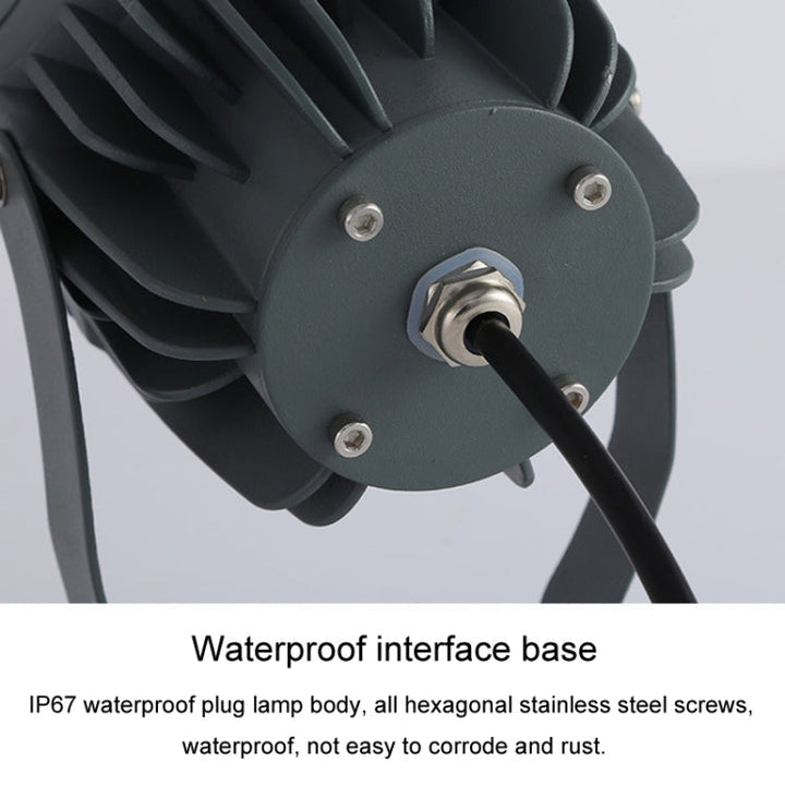 LED Flutlicht COB, wasserdicht, vielseitige Farbauswahl, robustes Aluminiumgehäuse, ideal für Garten- oder Hofbeleuchtung