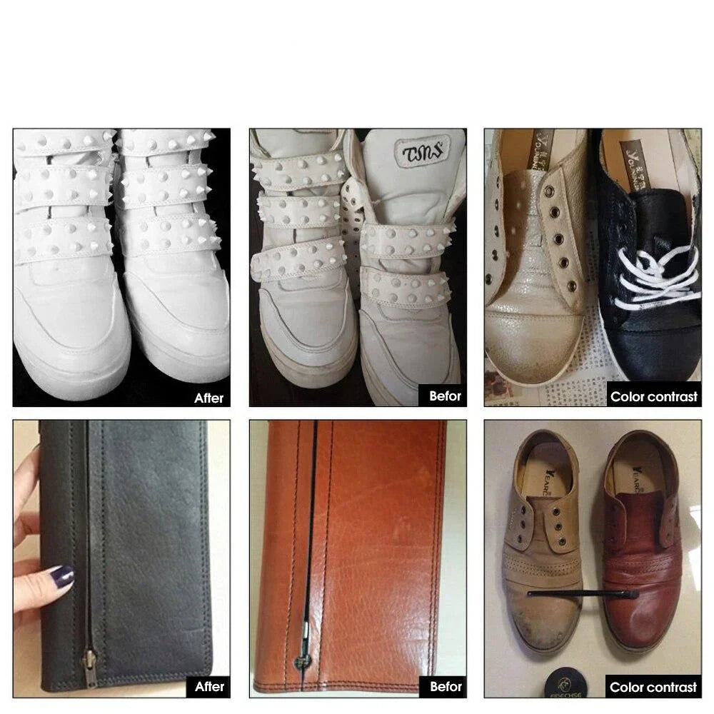 "Lederpflegecreme für strahlendes Leder, beige in Dose, sorgt für Glanz und Schutz von verblasstem Leder, vielseitig anwendba