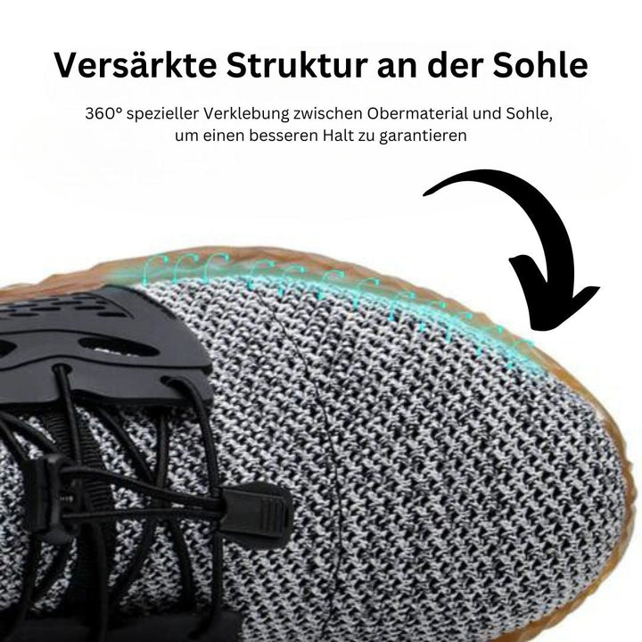 "Leichte EN ISO Sicherheitsschuhe, stoßfest, nagelfest, modisches Mesh-Design, aus Kevlar, nur 400g, für Arbeit und Freizeit.