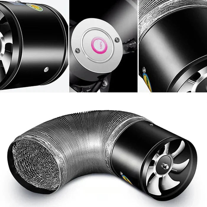 Leiser und leistungsstarker Abluftventilator für frische Luft, mit stabilen Flügeln und korrosionsbeständigem Gehäuse.