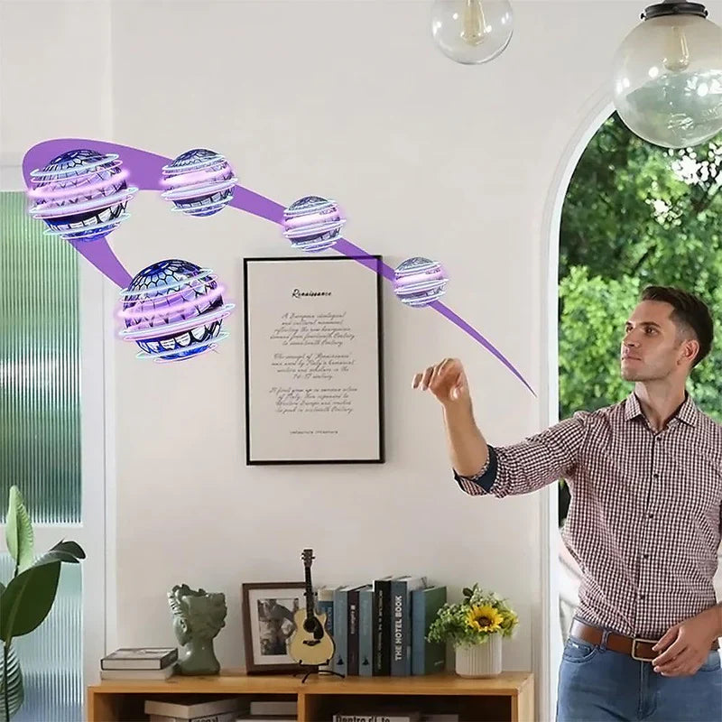 "Leuchtender Schwebender Ball für Kinder, leuchtende LED-Effekte, schwebt mühelos, wiederaufladbar, geeignet für drinnen und 