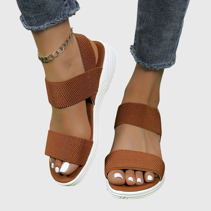 Summer-ready women's orthopedic sandals, lightweight with adjustable arch support for active days.