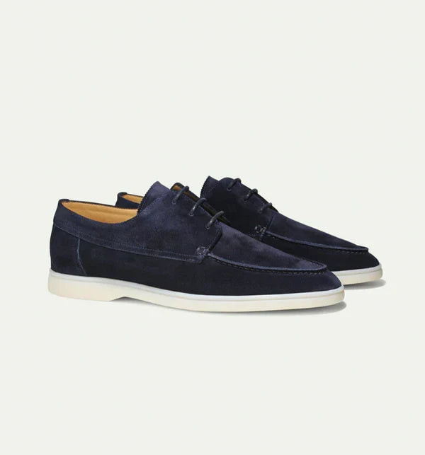 Stylish men's lace-up loafers, premium formal footwear, perfect dress shoes for men's style.