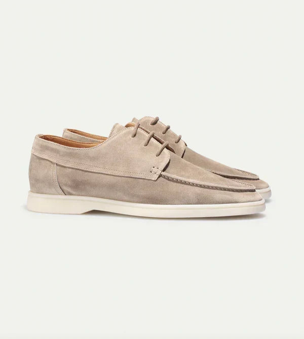 Versatile men's lace-up loafers, comfortable everyday footwear, elegant slip-on style for modern men.