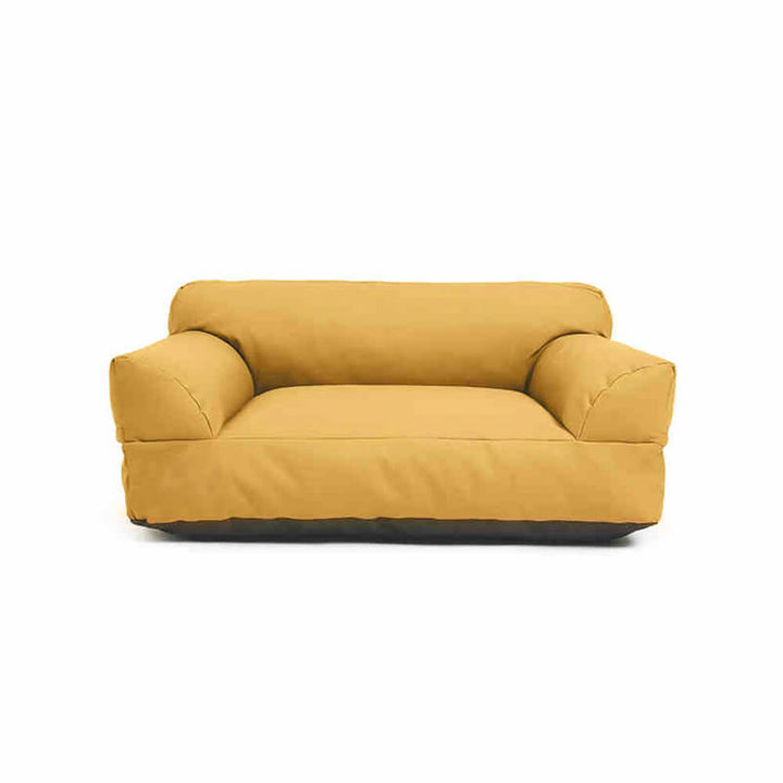 Pet furniture: luxury waterproof sofa bed with supportive bolsters for dogs and cats, easy clean