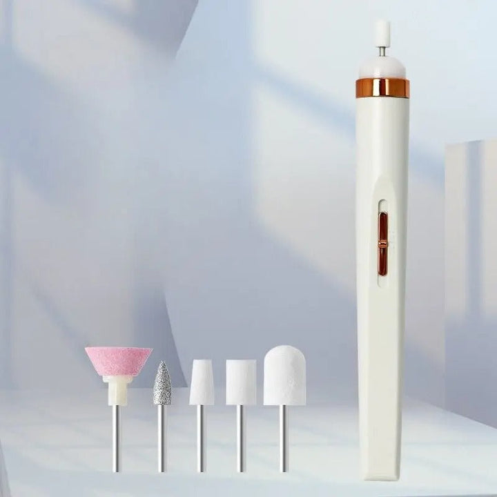5-in-1 Elektrisches Nagelpflegegerät - Maniküre-Set mit LED-Licht