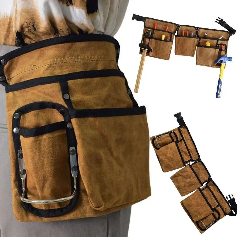 Schwerlast-Werkzeuggürtel mit 11 Taschen