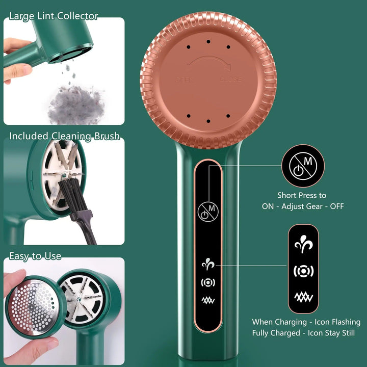 USB Fusselentferner wiederaufladbar für Kleidung & Textilien