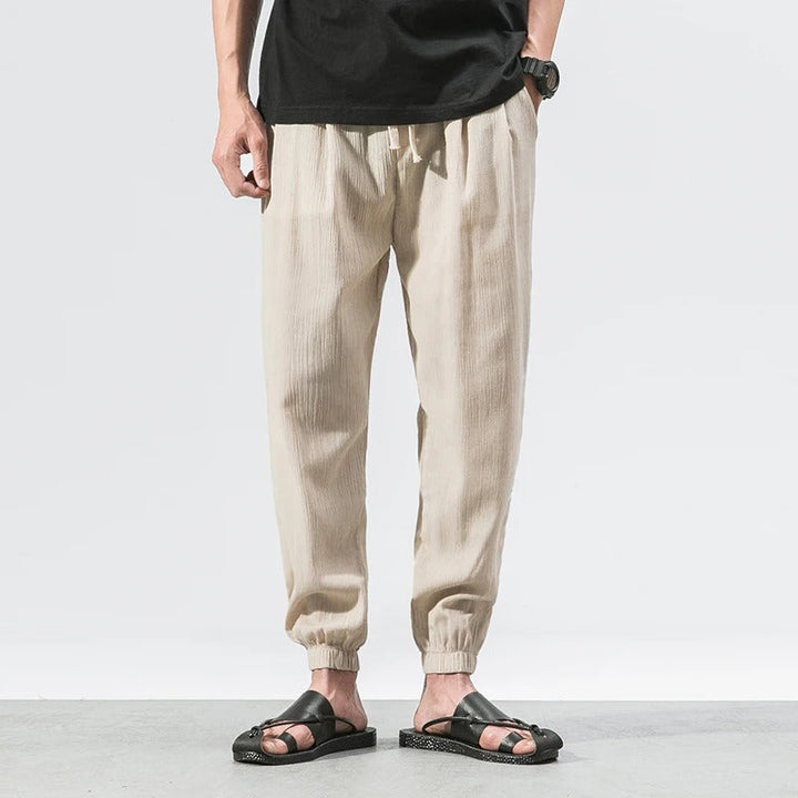Grey unisex ultra-lightweight comfort joggers, cotton blend, ideal for casual, loungewear & activewear.
