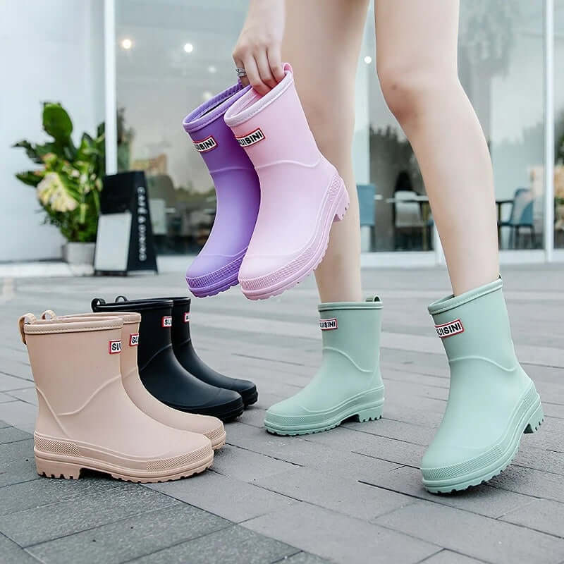 Halbschaft Gummistiefel für Damen