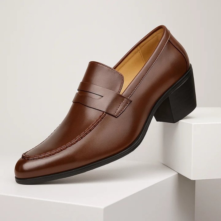 Men's classic slip-on loafers for everyday elegance, comfortable dress shoes for men's fashion.