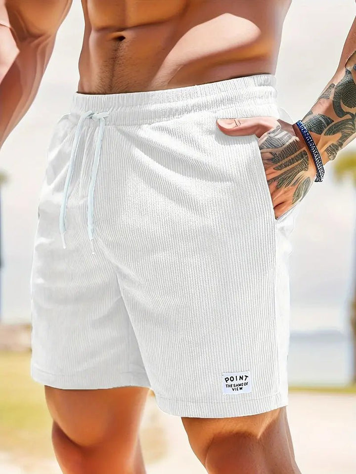 Men's quick-dry trunks for swimming, beach volleyball, and relaxing by the pool.
