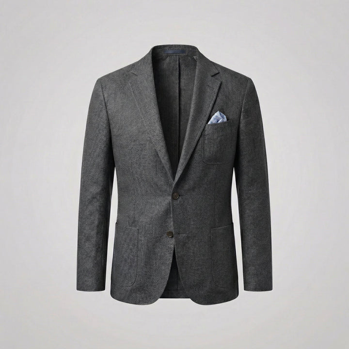 Versatile men's relaxed fit lightweight summer blazer jacket for both casual and smart-casual outfits.