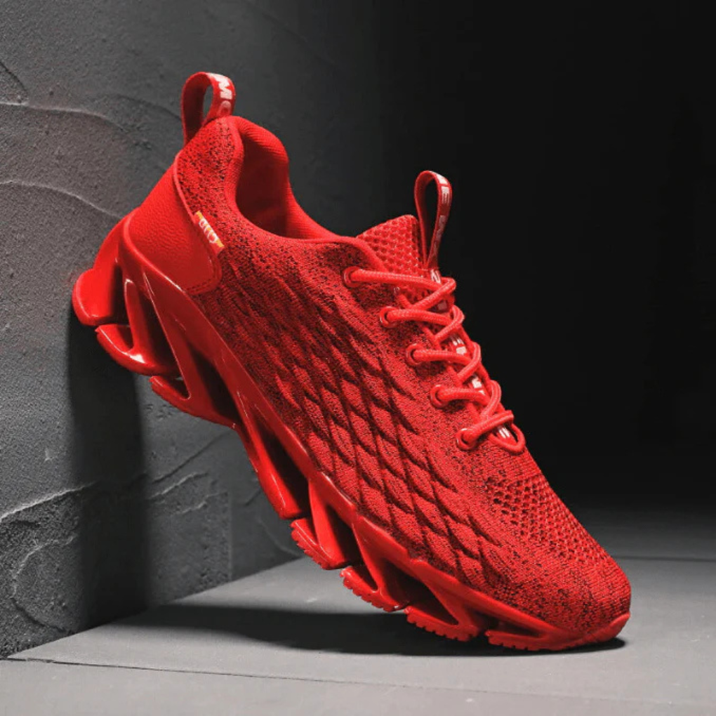 Comfortable men's running shoes with responsive cushioning. Dynamic athletic sneakers for superior performance & active wear.