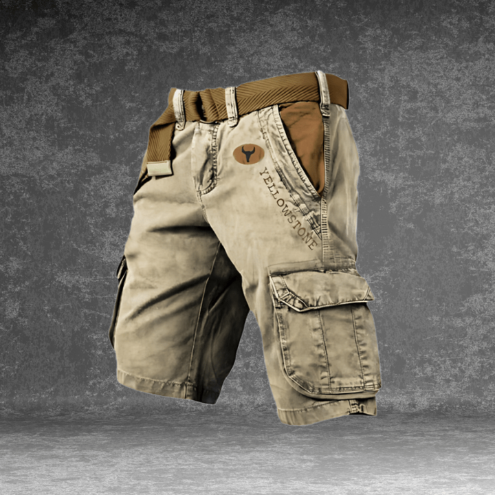 Durable men's multi-pocket utility shorts. Great for everyday comfort & rugged outdoor adventures. Summer-ready.