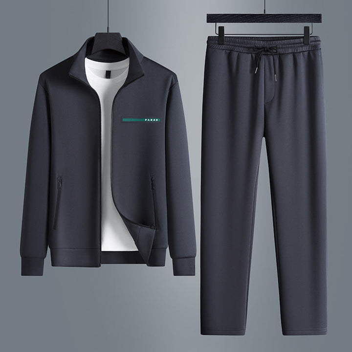 Men's sleek athletic tracksuit set for comfort & style. Ideal for active lifestyles, casual wear & leisure.