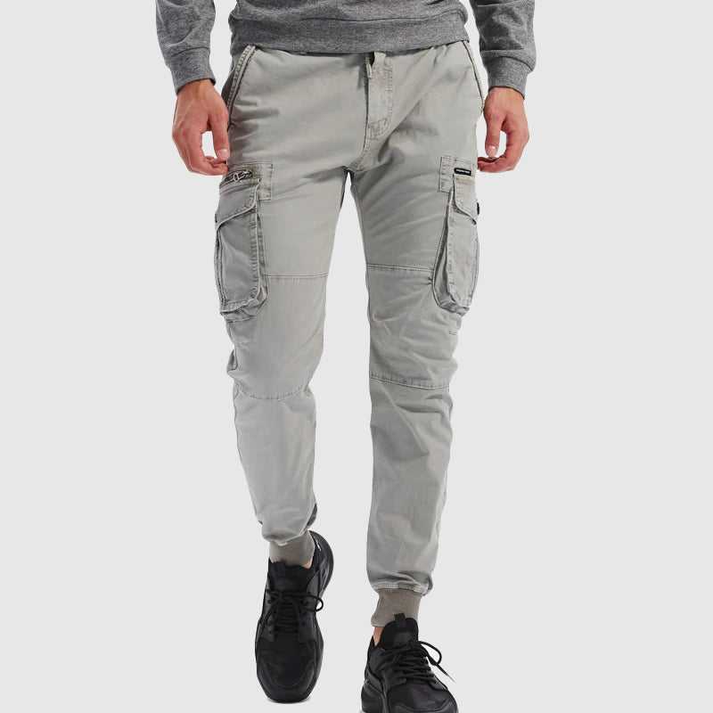 Men's Slim Fit Utility Cargo Joggers for modern casual wear and everyday style.