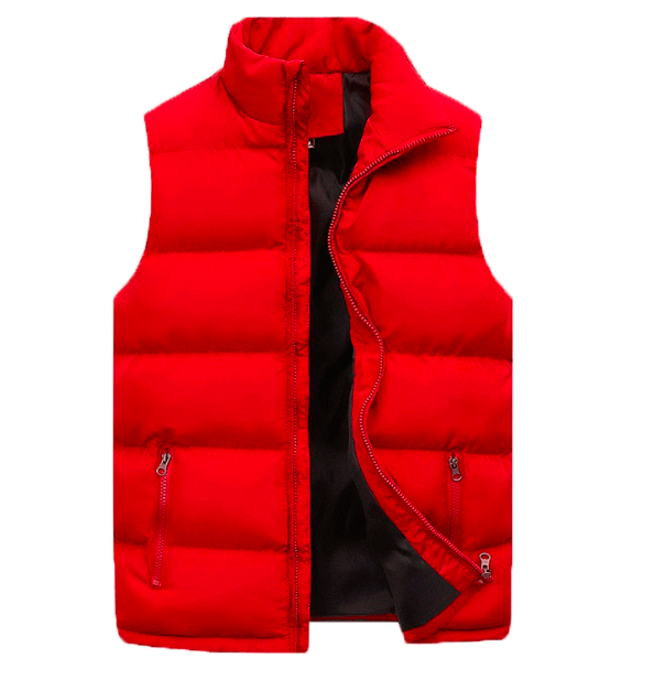 AW men's padded gilet, a comfortable zip vest for layering, ideal as outerwear for jackets & coats.