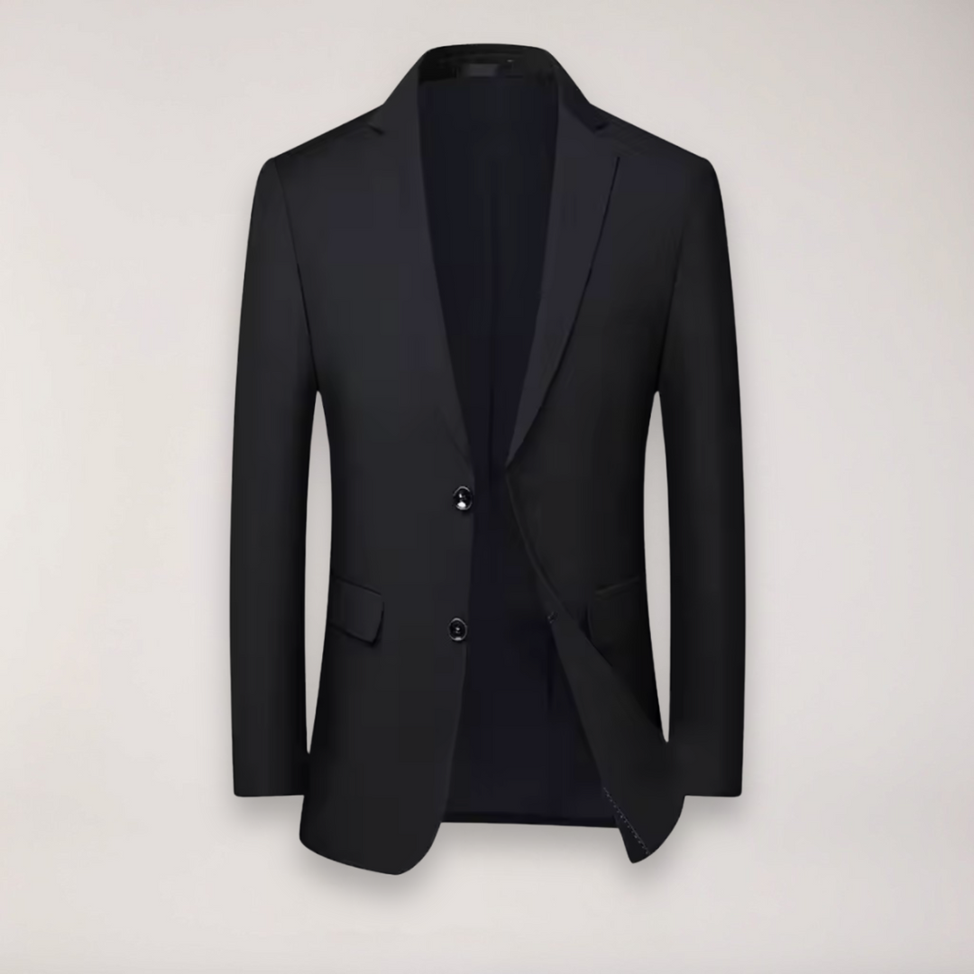Versatile men's two-piece formal suit, tailored for weddings, business, and special occasions.