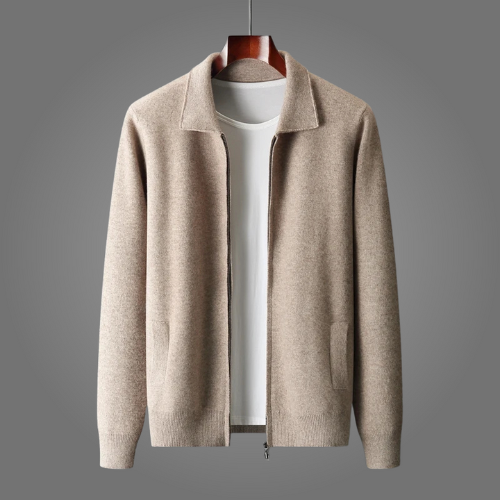 Men's ultra-soft all-season jacket for versatile style & comfort.
