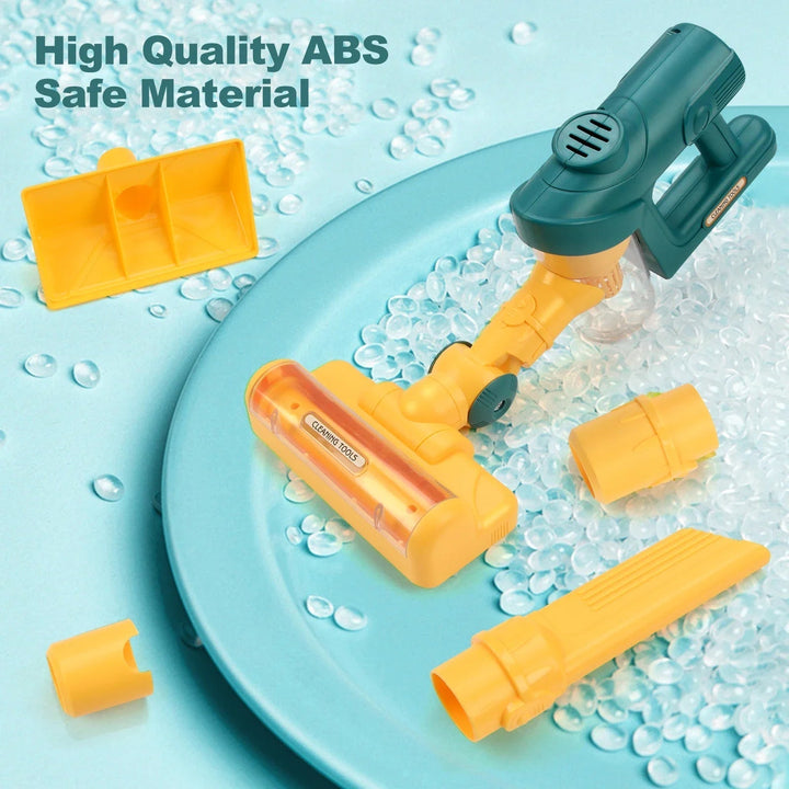 Mini-Staubsauger für Kinder, interaktives Lernspielzeug, handlich, realistisches Design, ideal für kleine Haushaltshelfer