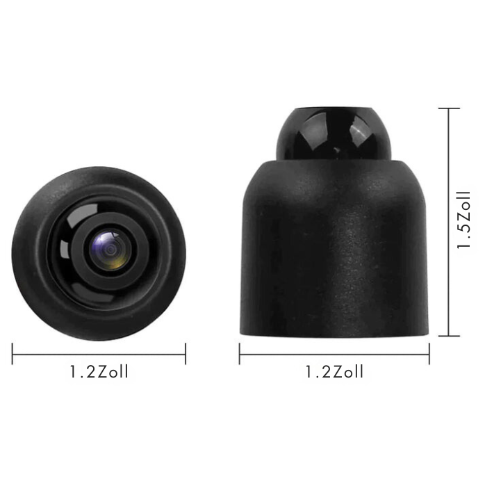 "Mini Wi-Fi Sicherheitskamera mit Nachtsicht, kompakt in Schwarz, für den Innenbereich, mit hoher Auflösung und Fernzugriff."