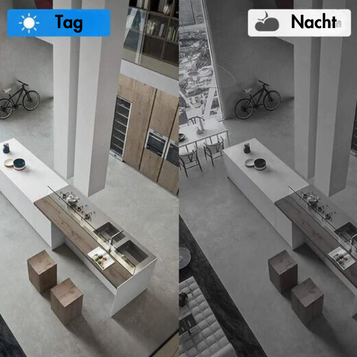 "Mini Wi-Fi Sicherheitskamera mit Nachtsicht, kompakt in Schwarz, für den Innenbereich, mit hoher Auflösung und Fernzugriff."