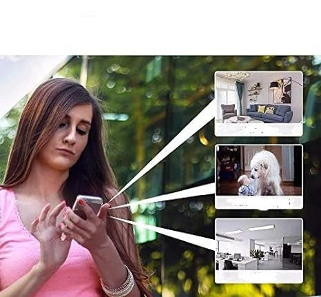 High-definition 1080P wireless security camera providing clear WiFi surveillance for home security.