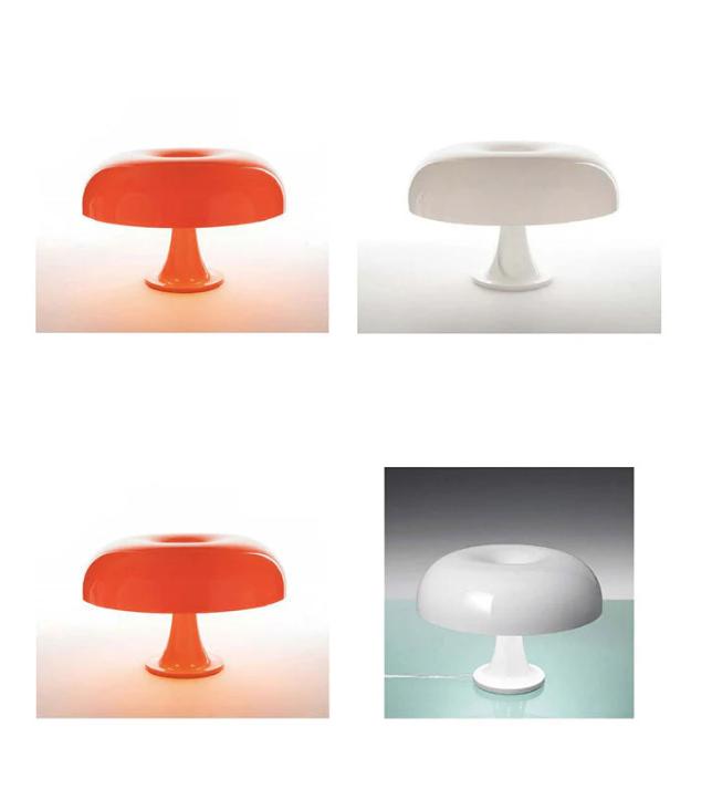"Minimalistische LED-Pilz-Tischlampe mit modernem Design, warmem Licht; ideal für Schlafzimmer und Wohnzimmer"