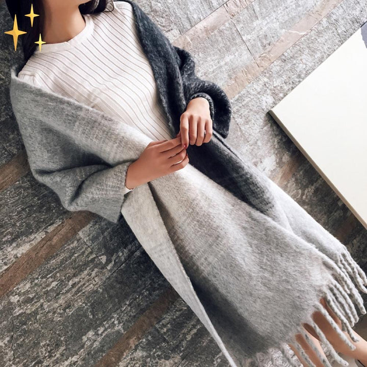 Luxuriöser Kaschmirschal mit Karo