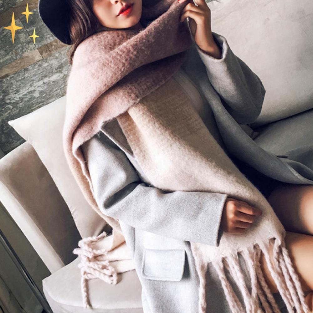 Luxuriöser Kaschmirschal mit Karo