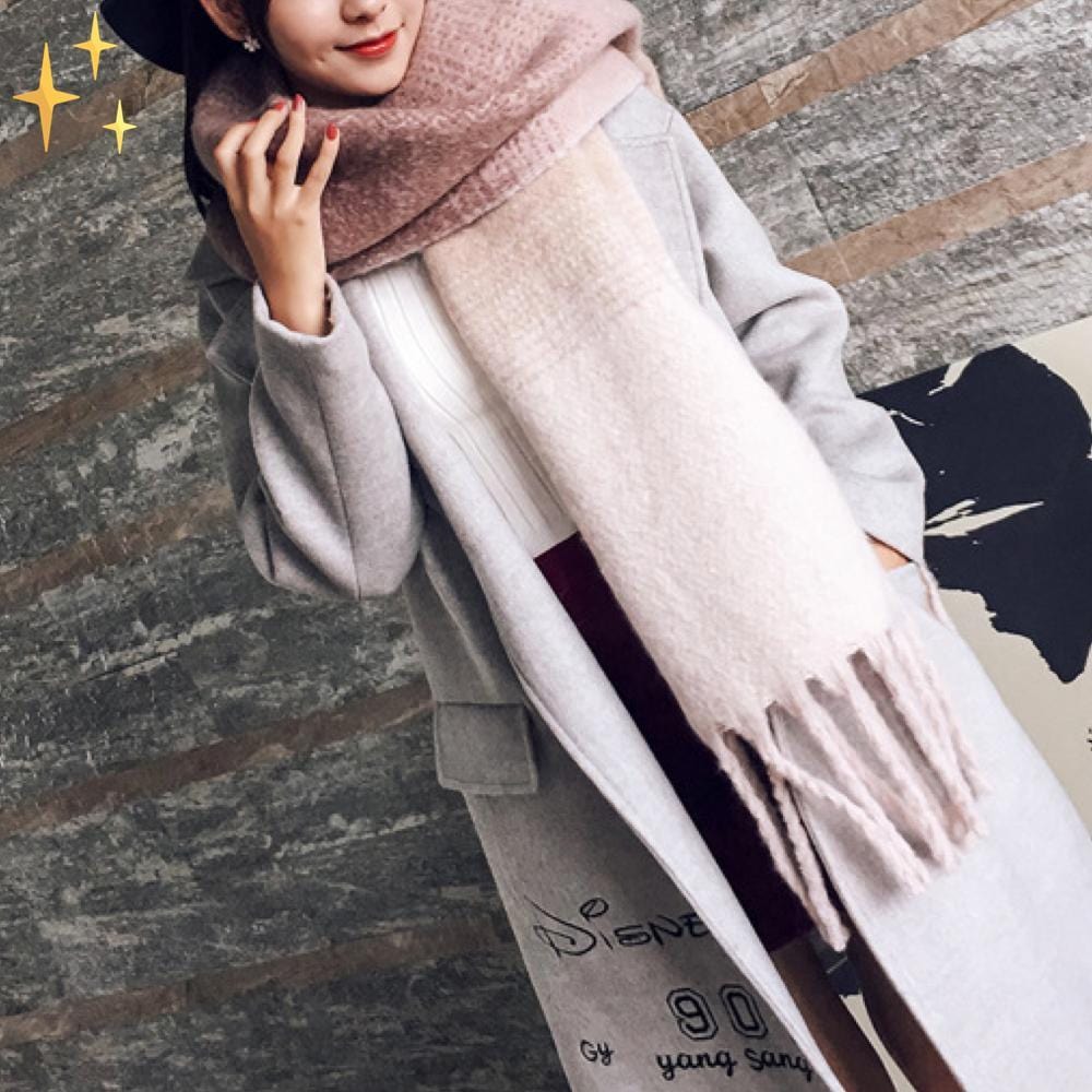 Luxuriöser Kaschmirschal mit Karo