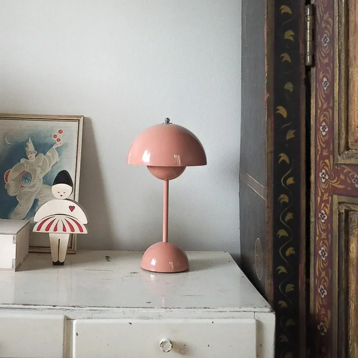 Sleek modern table lamp, LED touch sensitive with dimmable features for perfect lighting.