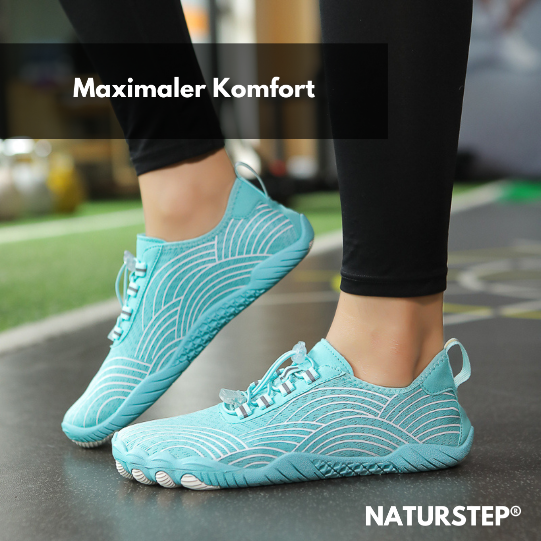 "Moderner Barfußschuh mit ergonomischem Design, unisex, in Schwarz, Rot, Pink oder Grau, perfekte Passform und Komfort"