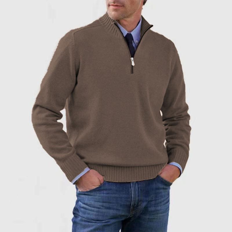"Moderner Herren-Sweater mit Frontreißverschluss, komfortabel, lässiger Look für kühle Tage"