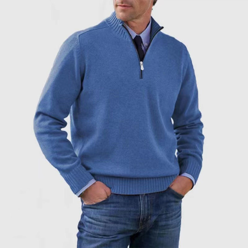 "Moderner Herren-Sweater mit Frontreißverschluss, komfortabel, lässiger Look für kühle Tage"