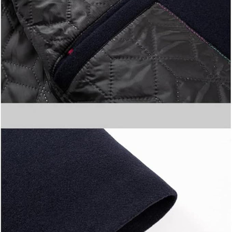 Moderner Herrenmantel für Herbst/Winter, eleganter Schnitt, wärmendes Innenfutter, längerer Schutz, vielseitig kombinierbar.