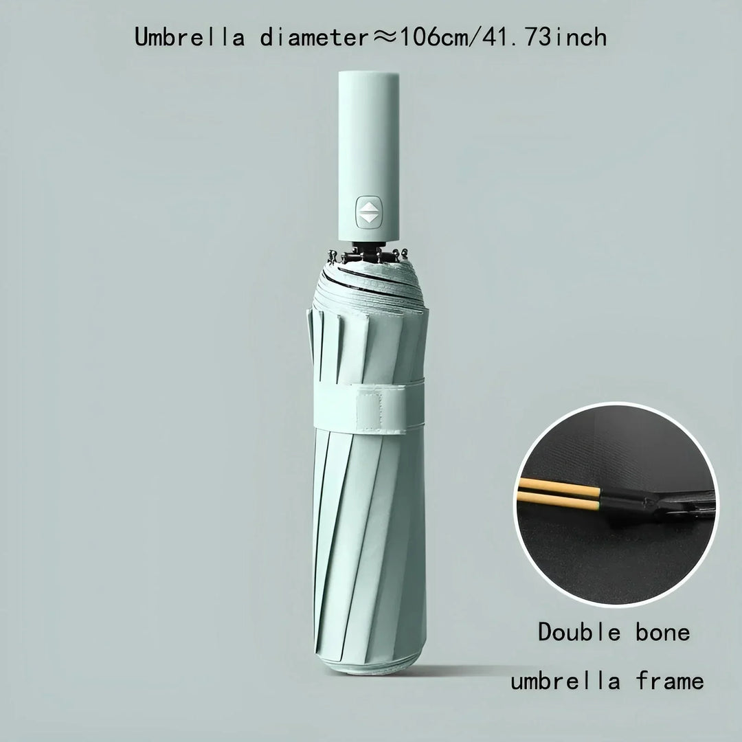 "Moderner umweltfreundlicher Regenschirm, UV-Schutz, wasserdicht, recycelbare Materialien, Frauen Accessoire"