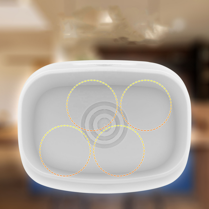 "Multifunktionaler Flaschenwärmer-Sterilisator, ideal für Babyflaschen, zeigt digitales Display und Flaschenöffnung"