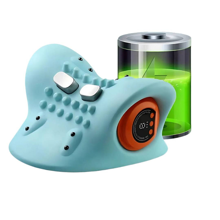 "NackenEase EMS Massagegerät: tragbares, leichtes Gerät mit Wärmetherapie für Nackenschmerzen und Muskelentspannung"