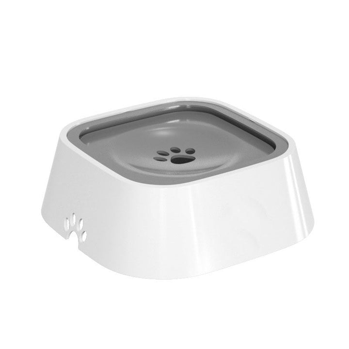 Pet waterer with no-spill edge, prevents drips & splashes from eager pets