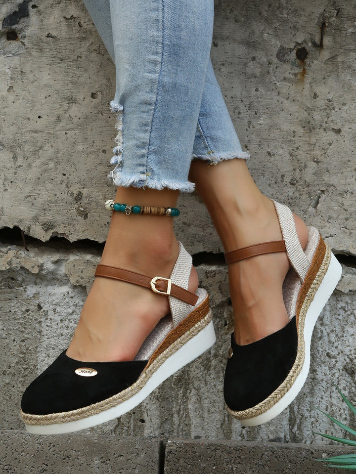 Orthopädische Damen Espadrilles Sandalen, beige, mit Jute-Akzenten und erhöhtem Absatz, für Komfort und stilvollen Sommerlook