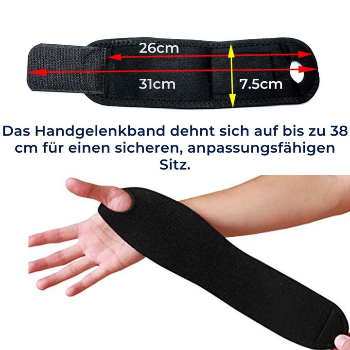 Orthopädische Handgelenkstütze mit verstellbarer Stahlschiene, bietet Stabilität und Schmerzlinderung bei Karpaltunnelsyndrom